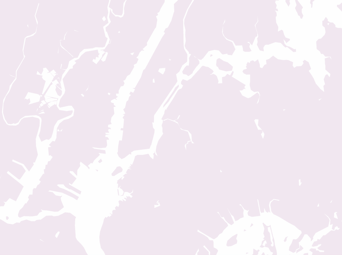 Map of where we work: Manhattan, Brooklyn and Queens in New York, and Jersey City and Hoboken in New Jersey